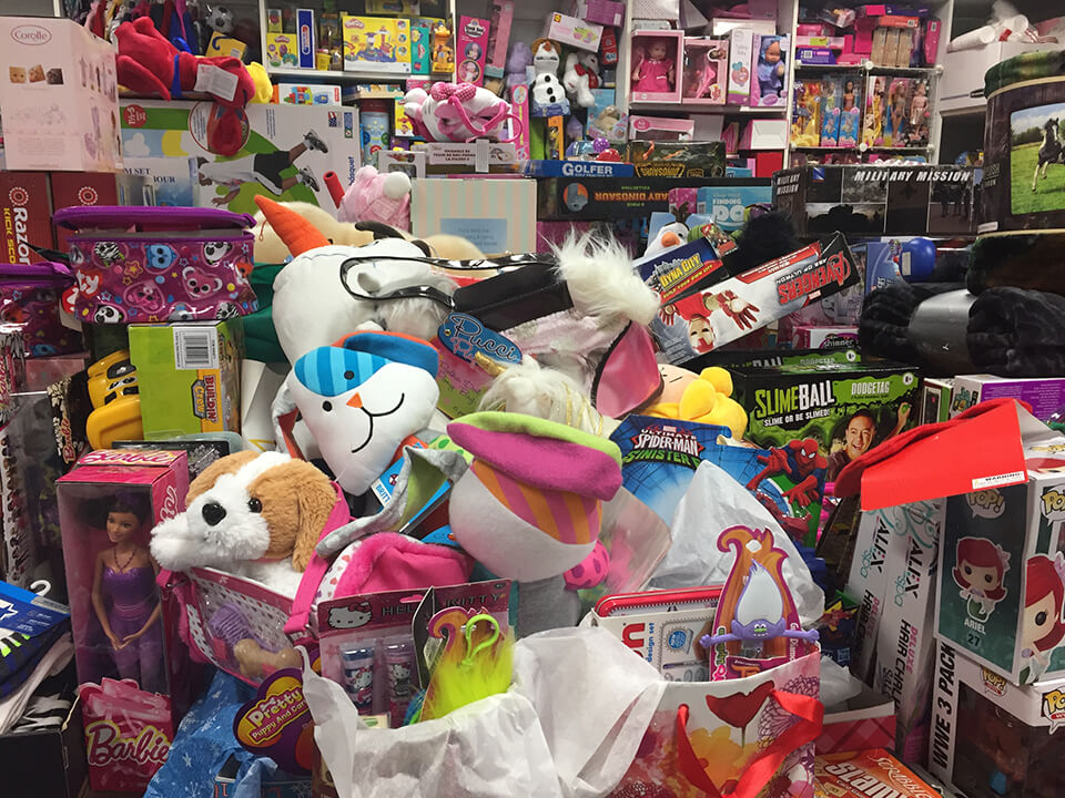 Pile of Toys for Christmas