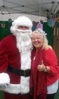 Trish and Santa